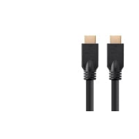 Monoprice 4k No Logo High Speed Hdmi Cable 15ft - Cl2 In Wall Rated 18 Gbps Black - 3 Pack (39530)