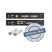 Black Box The Kvx Dvi-d Kvm Extender Lets You Control A Server Or Computer Over Single-mode Or Multimode Cable At Distances Of Up To 30 Km (depending On The (KVXLCF100SFPB1R2)