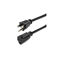 StarTech 15ft (4.5m) Heavy Duty Extension Cord, Nema 5 15p To Nema 5 15r Extension Cord, 15a 125v, 14awg, Heavy Gauge Extension Power Cable, Heavy Duty Ac Cord (HX15FPOWERCORD)