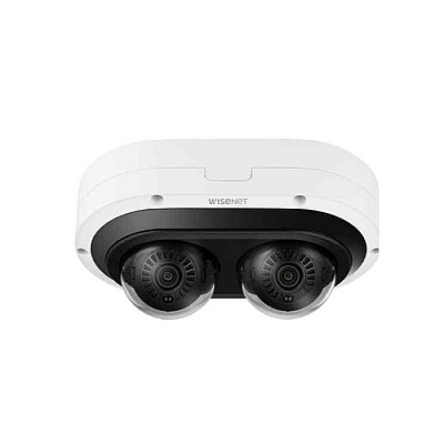 Hanwha Vision 2mp X 2 Ai, Ir Outdoor Dome (PNMC7083RVD)