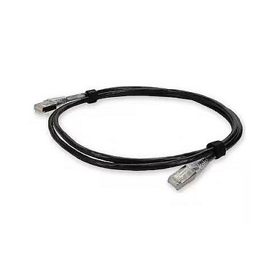 Add-On 1ft Rj-45 M/m Cat6a Black Cu Patch Cbl (ADD1FSLCAT6ABK)