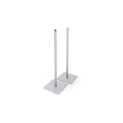 Teknikos Sms Fl Stnd Sq & 45 Slvr, Slimsystem Floor Stand 45 Viewing Angle. Square Base (31121)