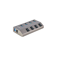 StarTech 4-port Self-powered Usb-c Hub With Individual On/off Switches, Usb 3.0 5gbps Expansion Hub W/power Supply, Desktop/laptop Usb-c To Usb-a Hub (5G4AIBSUSBHUBNA)