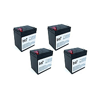 Battery Sealed Lead Acid Batt Sp12-5-t2 (4pk) (SP125T24PKBTI)