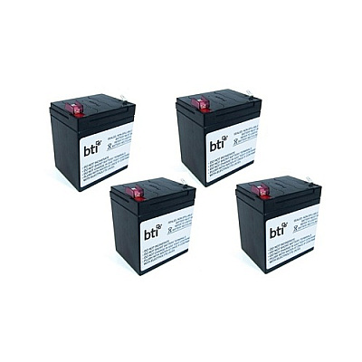 Battery Sealed Lead Acid Batt Sp12-5-t2 (4pk) (SP125T24PKBTI)