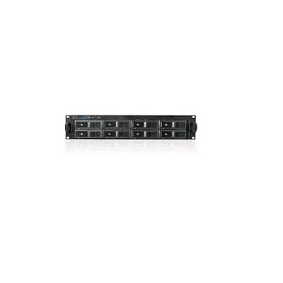 Istarusa 2u 8-bay Trayless Storage Server Rackmount Chassis 12gb/s Hdd Sff-8643 Backplane (M280HDMATX)