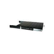 Monoprice 1u Heavy Duty Sliding Tray (spcc Cold Rolled Steel)_ Weight Capacity 65 Lbs. Gsa Approved (39364)