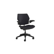 Humanscale Freedom, Standard Task Chair, Standard, Std Duron Arms, Graphite, Lotus, Lotus, Eggplant (F111GK624)