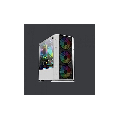 Vdt Techs Gaming Pc Case Haizen Series 2500 White (YCH042820)