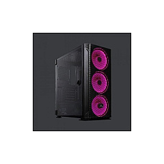 Vdt Techs Gaming Pc Case Hollow Series 2500 Black (YGH49703)