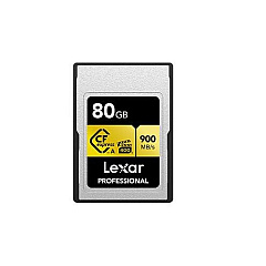 Lexar , 80gb, Cfexpress Type A Card (LCAGOLD080GRNENG)