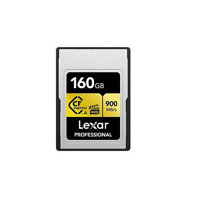 Lexar , 160gb, Cfexpress Type A Card (LCAGOLD160GRNENG)