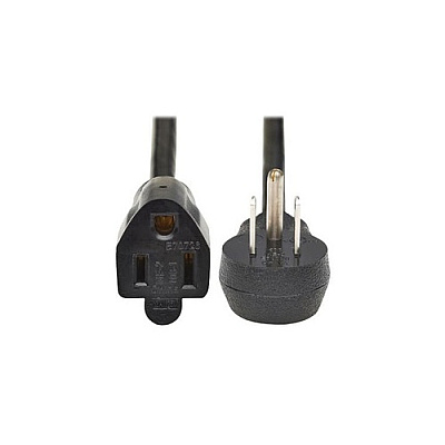 Tripp Lite Power Cord Right Angle 5-15p 5-15r 15ft (P02201513A15D)
