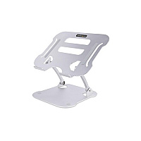 StarTech Laptop Stand For Desk - Aluminum - Portable - Supports Up To 22lb/10kg - Ergonomic Laptop Stand Adjustable Height And Tilt - Foldable Laptop Holder (ADJLAPTOPRISER)