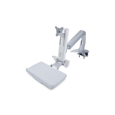 StarTech Sit-stand Monitor Arm - Desk Mount Adjustable Sit-stand Workstation Arm For Single 27 Vesa Display - Ergonomic Articulating Standing Desk Converter (SITSTANDARM1MS)
