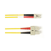 Black Box Sm Fo Patch Cable Duplx, Pvc, Yellow, Sclc 30 Ft Non Cancelable/non Returnable (FOCMRSMSCLCYL30)