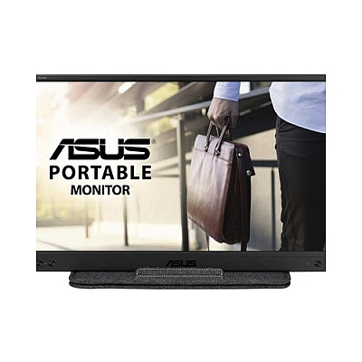 ASUS Zenscreen Portable Monitor 1920x1080 60hz Case With Display Stand Sleeve 15.6in Usb3 Black (MB166B)