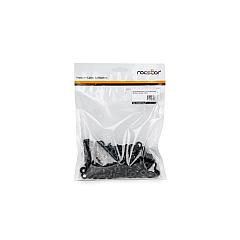 Rocstor Rack Screws - 50 Pack - Black (P10E007B1)