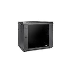 Rocstor Solidrack 9u Rack Enclosure Tempered Glass Window-black (Y10E002B1)