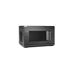 Rocstor Solidrack 6u Wall Mount Rack Vented Enclosure-assembled -black (Y10E004B1)