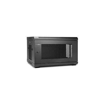 Rocstor Solidrack 6u Wall Mount Rack Vented Enclosure-assembled -black (Y10E004B1)