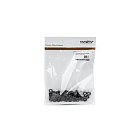 Rocstor Rack Screws-20 Pack Black M6 Nuts-20 Pack Black (Y10E012B1)