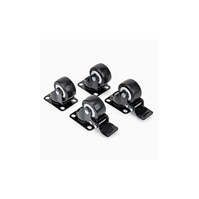 Rocstor 2 Heavy Duty Casters-4 Pcs Casters Swivel- 2 Locking Wheels (Y10E013B1)