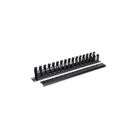 Rocstor 1u Horizontal Cable Management Compatible With Standard 19 Racks (Y10E016B1)