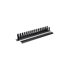 Rocstor 1u Horizontal Cable Management Compatible With Standard 19 Racks (Y10E016B1)