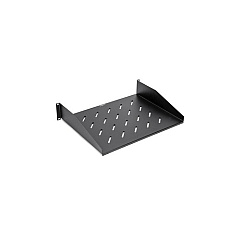 Rocstor 2u Universal Vented Rack Shelf 13.78in 350mm Depth Black (Y10E018B1)