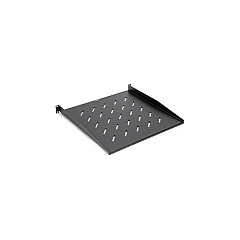Rocstor 1u Universal Vented Rack Shelf 17.72in 450mm Depth Black (Y10E019B1)