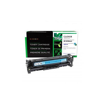 Clover CIG Remanufactured Cyan Extended Yield Toner Cartridge (Alternative for HP CF381A(J), 312A) (3,600 Yield) (200975P)
