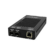 Triden Group 10/100/1000 Poe+ Rj-45 To (2) Open Dual Speed Sfp Port Media Converter W/ -br Ps (SGPAT1040205BR)