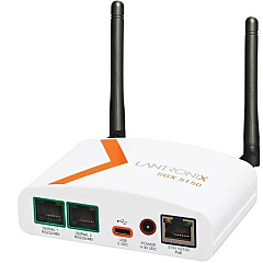 Lantronix Sgx 5150 Xl Iot Device Gateway, Wireless 802.11a/b/g/n/ac, 2xrs232 (rj45), 10/100 Ethernet, 256mb Flash, W / Internal 8g Usb Flash For Storage, W / Po (SGX51502N2ES)