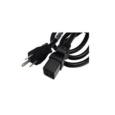 Lantronix Power Cord, Iec60320/c19 To Nema 5-15p (15a), 8 Ft (SLPP1231001)