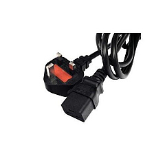 Lantronix Power Cord, Iec60320/c19 To Bs1363 (uk), 8 Ft (SLPP1291001)