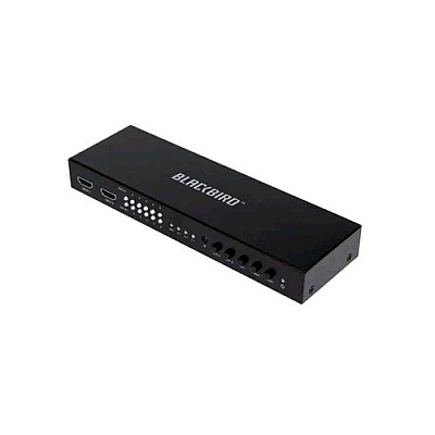 Monoprice Blackbird 4k 6x2 Hdmi Matrix With Audio_ Hdcp 1.4 (43395)