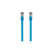 Monoprice Entegrade Series Cat8 26awg S/ftp Ethernet Network Cable_ 2ghz_ 40g_ 2ft_ Blue (41022)