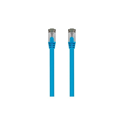 Monoprice Entegrade Series Cat8 26awg S/ftp Ethernet Network Cable_ 2ghz_ 40g_ 3ft_ Blue (41023)