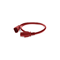 Add-On 1ft C14/c15 Pwr Cbl 100-250v 15a Rd (ADDC142C1514AWG1FTRD)