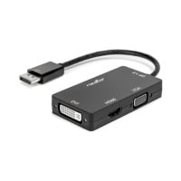 Rocstor 3-in-1 Displayport To Hdmi(4k), Vga, Dvi (Y10A259B1)