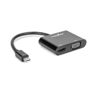 Rocstor 2-in-1 Mini Dp To Hdmi 4k 30 Hz Or Vga (Y10A261B1)