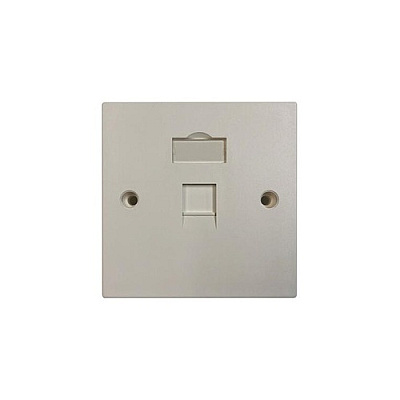 Tripp Lite Uk Wall Plate 1-port Unloaded White (N042UW01S)