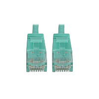 Tripp Lite Cat6 Cable Snagless Molded Slim Aqua 6ft (N261S06AQ)