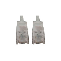 Tripp Lite Cat6 Cable Snagless Slim M/m White 7ft (N261S07WH)