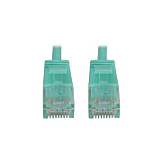 Tripp Lite Cat6 Cable Snagless Slim Aqua M/m 15ft (N261S15AQ)