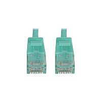 Tripp Lite Cat6 Cable Snagless Slim M/m Aqua 25ft (N261S25AQ)