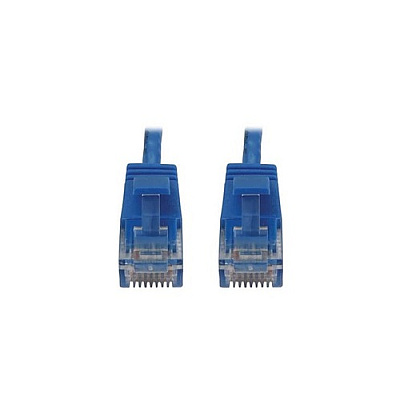 Tripp Lite Cat6 Cable Snagless Slim M/m Blue 6in (N261S6NBL)