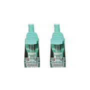 Tripp Lite Cat6 Cable Shielded Slim M/m Aqua 1ft (N262S01AQ)