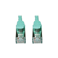 Tripp Lite Cat6 Cable Shielded Slim M/m Aqua 1ft (N262S01AQ)
